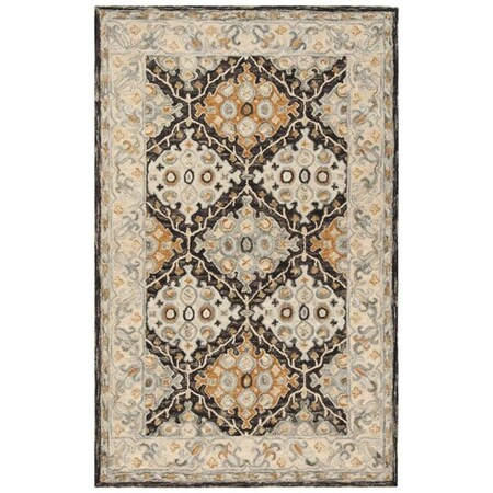 Safavieh 9 x 12 ft. ContemporaryAspen Hand Tufted Area Rug Beige & Brown APN304A-9